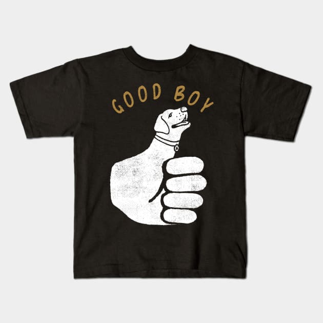 GOOD BOY Kids T-Shirt by kookylove